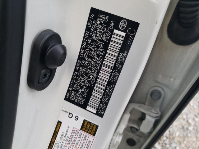 2016 Toyota Prius VIN: JTDKARFUXG3521921 Lot: 44337154