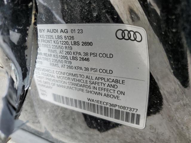 2023 AUDI Q3 PREMIUM WA1EECF36P1087377