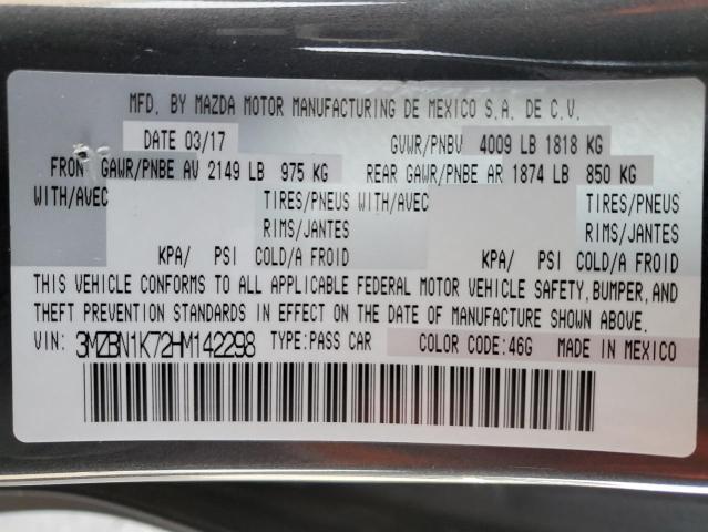 2017 MAZDA 3 SPORT 3MZBN1K72HM142298