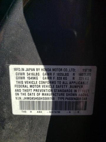 2017 HONDA FIT LX JHMGK5H50HS009768