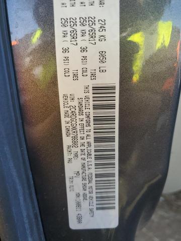 2019 DODGE GRAND CARA 2C4RDGCGXKR786802
