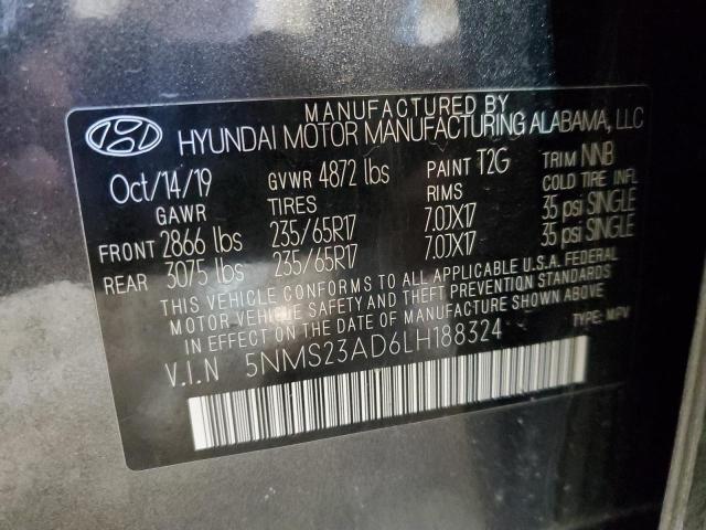 2020 HYUNDAI SANTA FE S - 5NMS23AD6LH188324