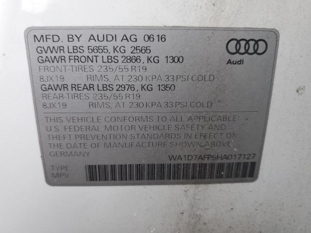 VIN WA1D7AFP9HA017127 2017 Audi Q5, Premium Plus S-... no.13