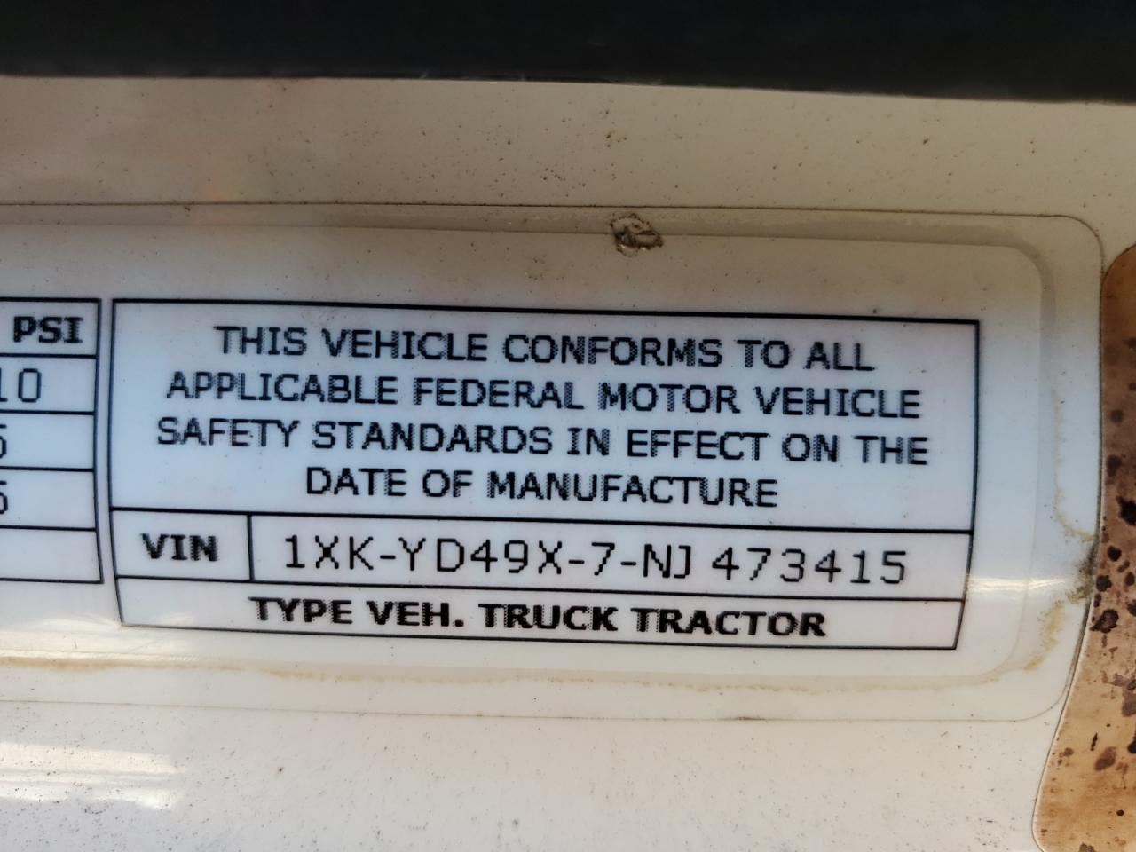 Lot #3264787489 2022 KENWORTH CONSTRUCTI