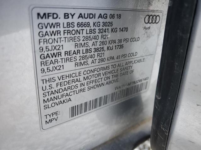 VIN WA1VAAF79JD051403 2018 Audi Q7, Prestige no.14