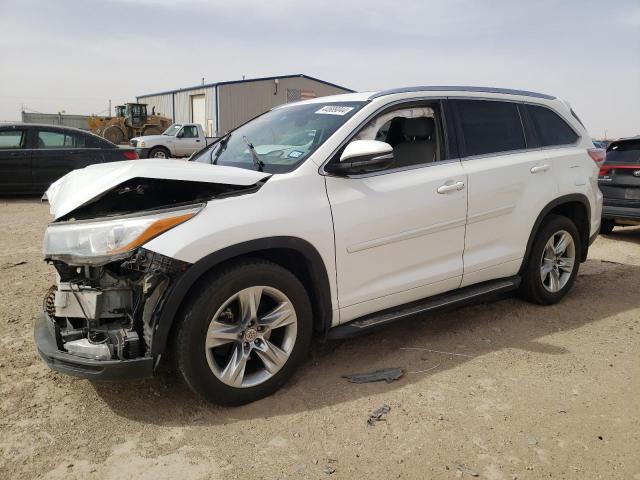 VIN 5TDYKRFH1FS061099 2015 Toyota Highlander, Limited no.1