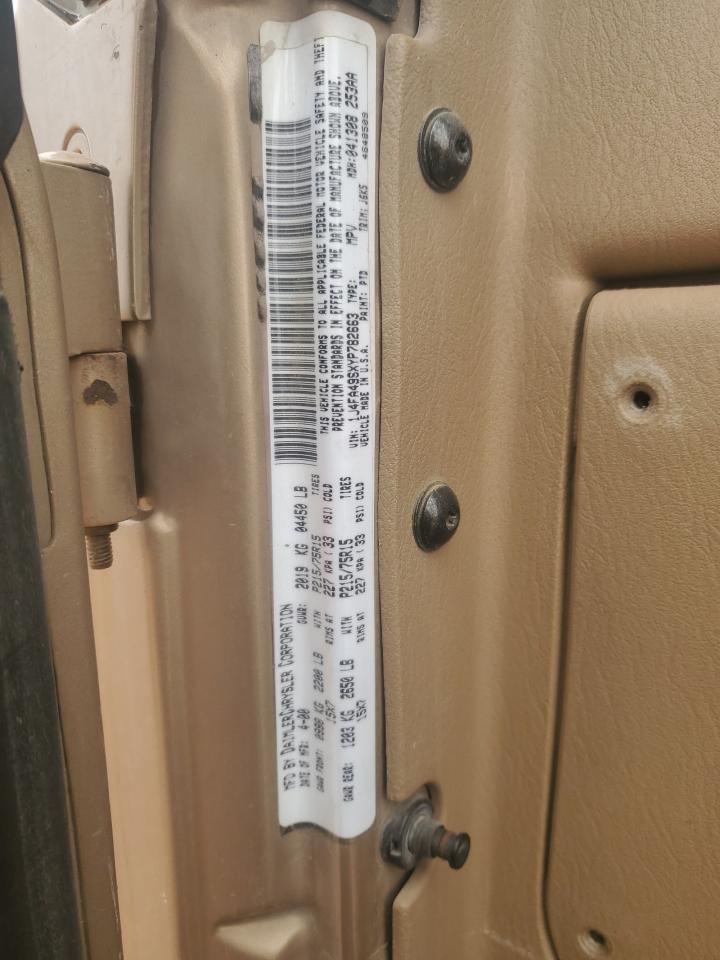 1J4FA49SXYP782663 2000 Jeep Wrangler / Tj Sport