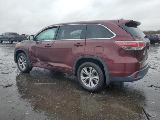 VIN 5TDBKRFH8FS215006 2015 Toyota Highlander, LE no.2