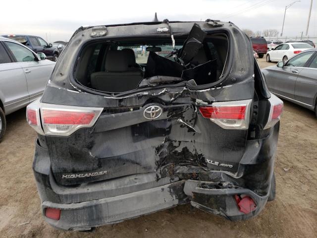 VIN 5TDJKRFH1FS142024 2015 Toyota Highlander, Xle no.6