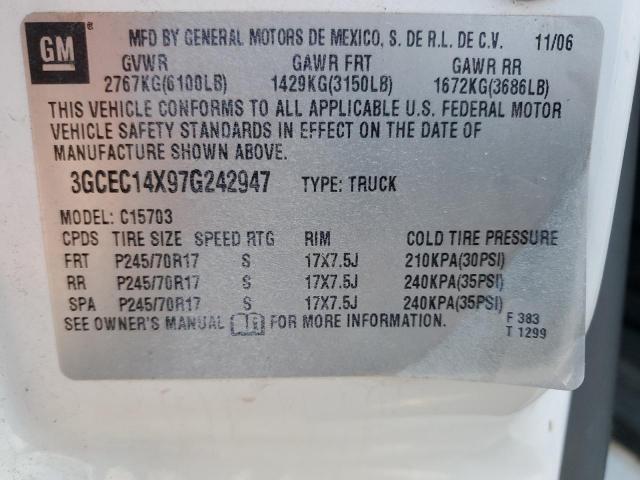 Image 12 of 2007 Chevrolet Silverado salvage vehicle - Lot #41360754 at Copart