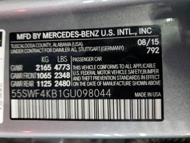 55SWF4KB1GU098044 2016 MERCEDES-BENZ C-CLASS - Image 13