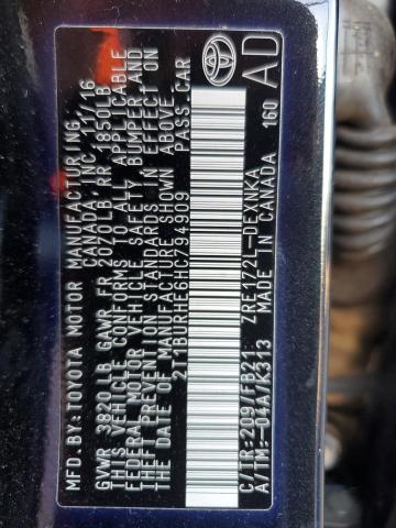 2017 TOYOTA COROLLA L 2T1BURHE6HC794909