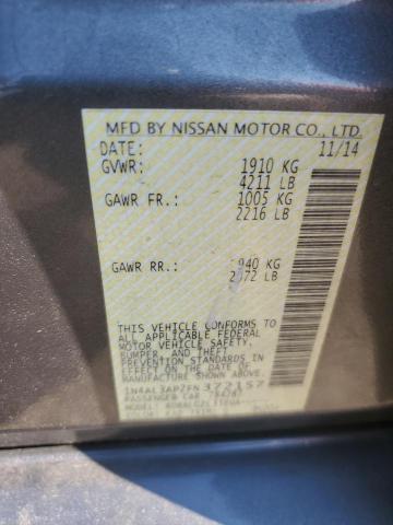 2015 NISSAN ALTIMA 2.5 1N4AL3AP2FN372157