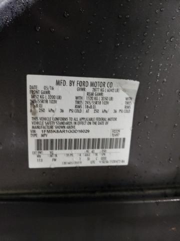 2016 FORD EXPLORER P - 1FM5K8AR1GGD16029