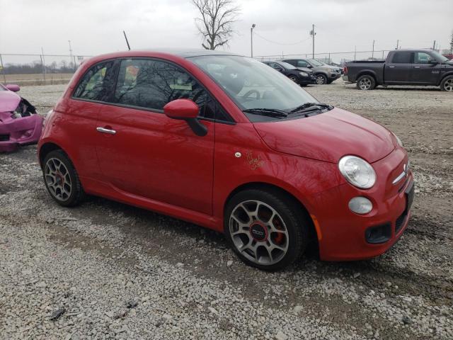  FIAT 500 2015 Червоний