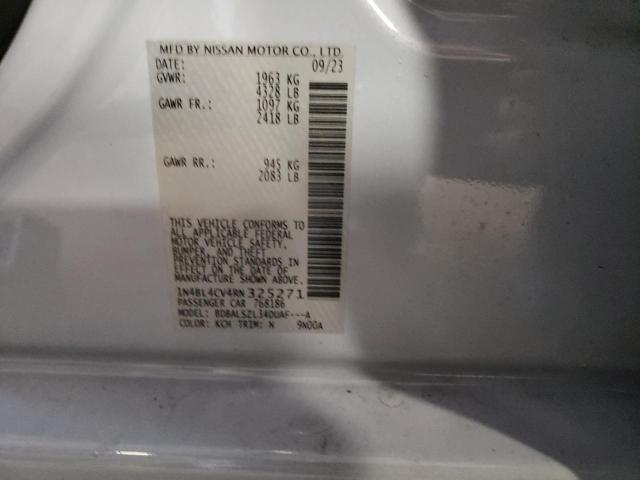 2024 NISSAN ALTIMA SR 1N4BL4CV4RN325271