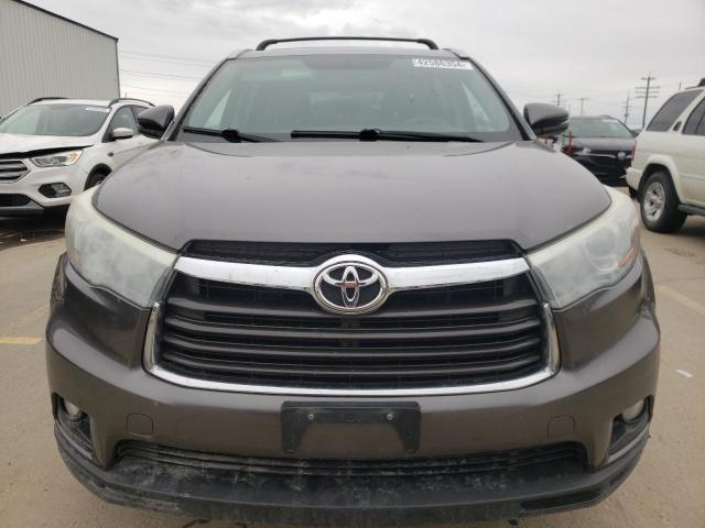 VIN 5TDJKRFH1FS108391 2015 Toyota Highlander, Xle no.5