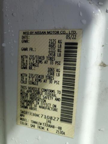 2022 NISSAN ROGUE SL 5N1BT3CB6NC710827