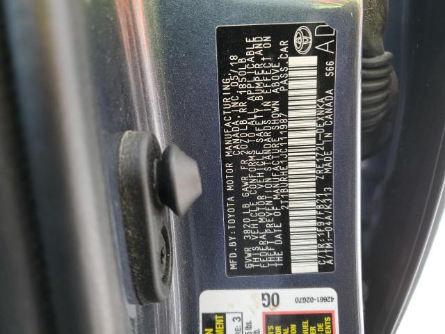 2018 TOYOTA COROLLA L - 2T1BURHE1JC111987