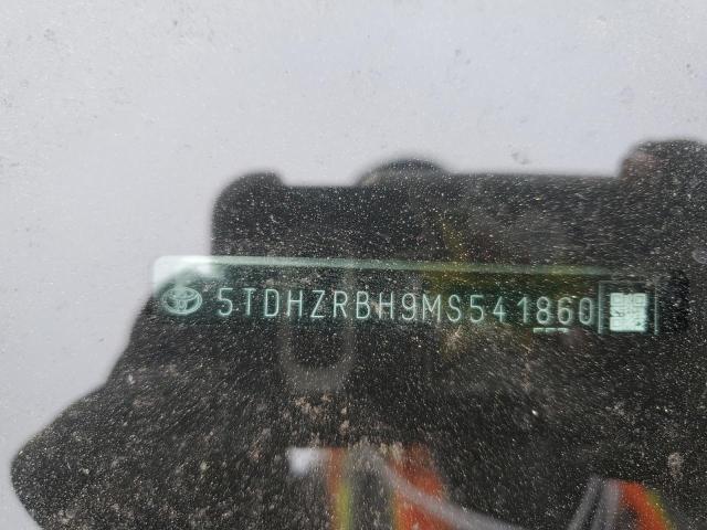 2021 Toyota Highlander Xle VIN: 5TDHZRBH9MS541860 Lot: 44555084