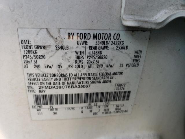 2FMDK39C78BA35067 2008 Ford Edge Limited