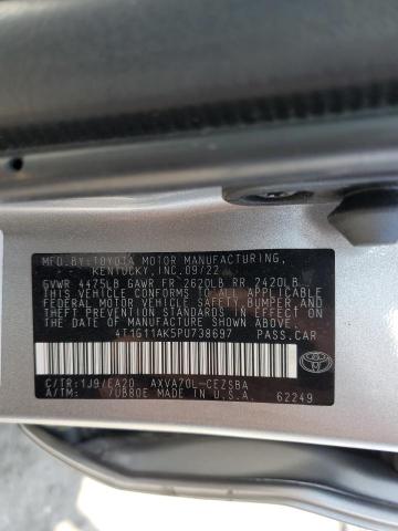 2023 TOYOTA CAMRY SE N - 4T1G11AK5PU738697