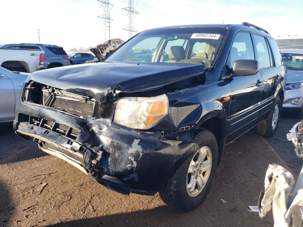 5FNYF28187B040414 2007 Honda Pilot Lx