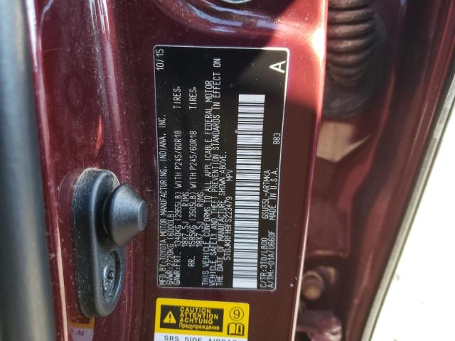 VIN 5TDJKRFH9FS223479 2015 Toyota Highlander, Xle no.13