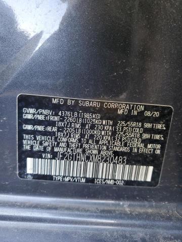 2021 SUBARU CROSSTREK JF2GTHNCXM8230483