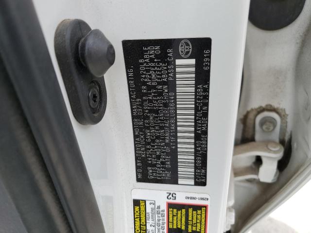 2020 TOYOTA CAMRY XLE - 4T1F11AK8LU866440