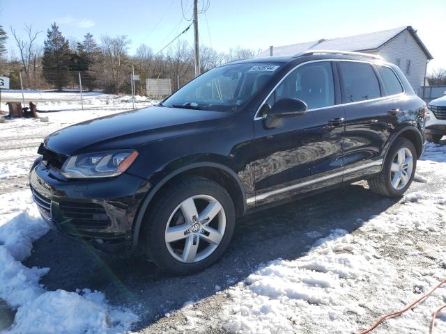 VOLKSWAGEN TOUAREG V6 2012 black  diesel WVGFK9BP7CD003828 photo #1