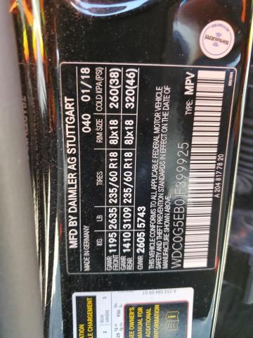 2018 MERCEDES-BENZ GLC 350E WDC0G5EB0JF399925