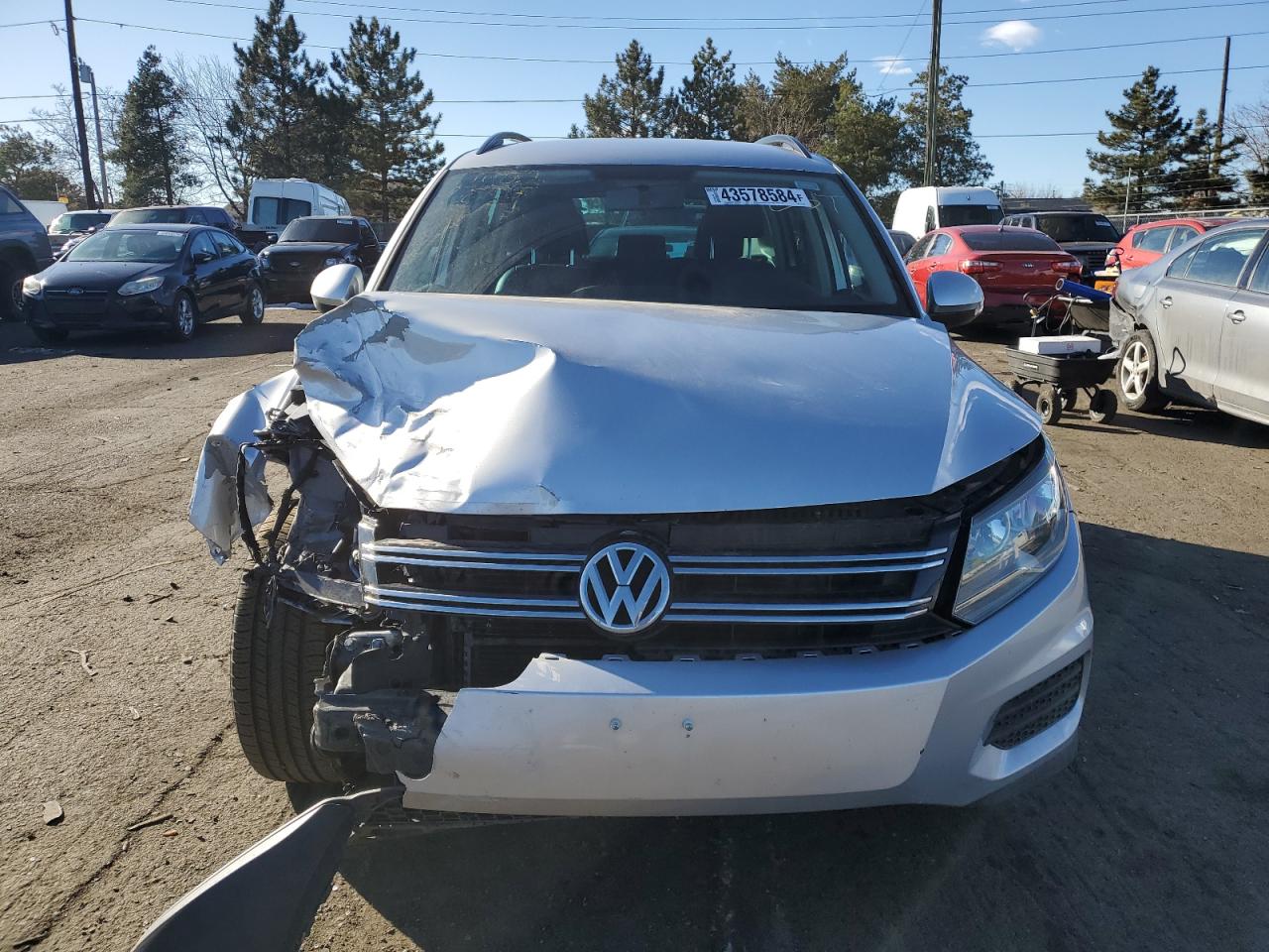 WVGBV7AXXFW510579 2015 Volkswagen Tiguan S