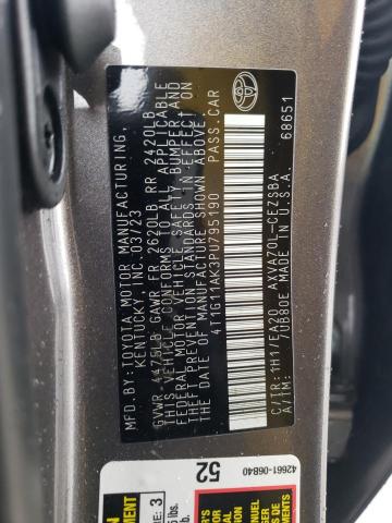 4T1G11AK3PU795190 2023 TOYOTA CAMRY - Image 12