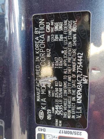 2020 KIA SPORTAGE L KNDPM3AC7L7754442