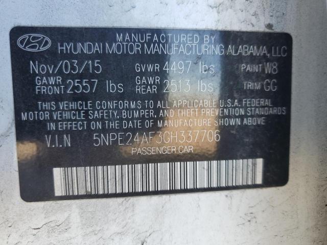 2016 HYUNDAI SONATA SE - 5NPE24AF3GH337706