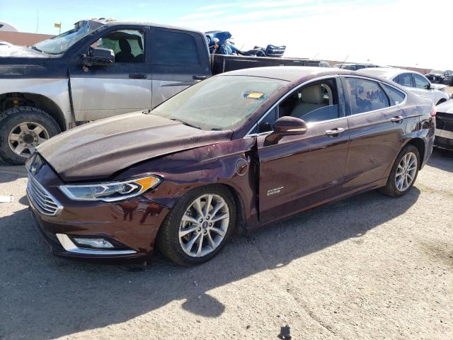 Lot #2409632412 2017 FORD FUSION TIT salvage car