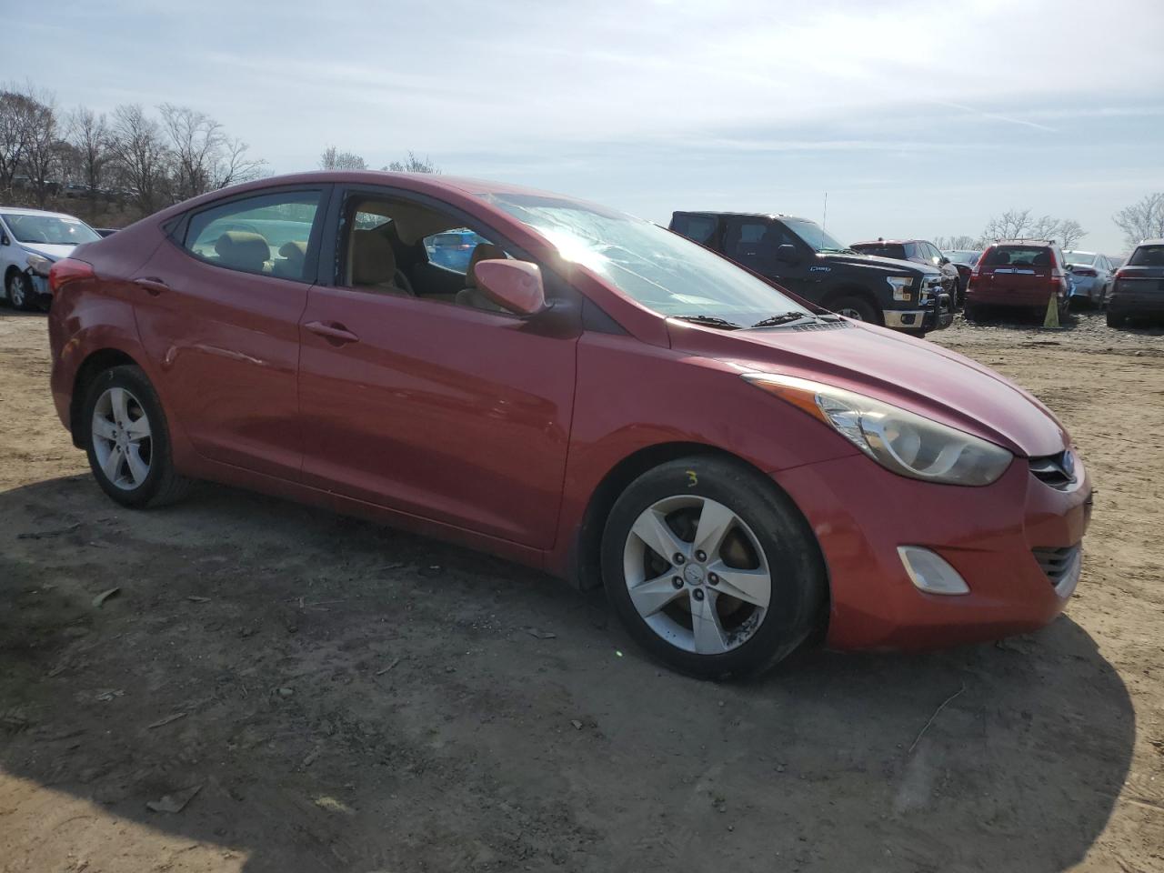 KMHDH4AE4CU392596 2012 Hyundai Elantra Gls