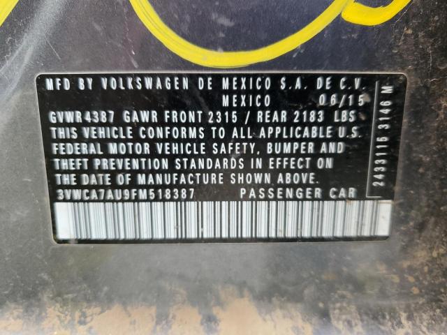 2015 VOLKSWAGEN GOLF SPORT - 3VWCA7AU9FM518387