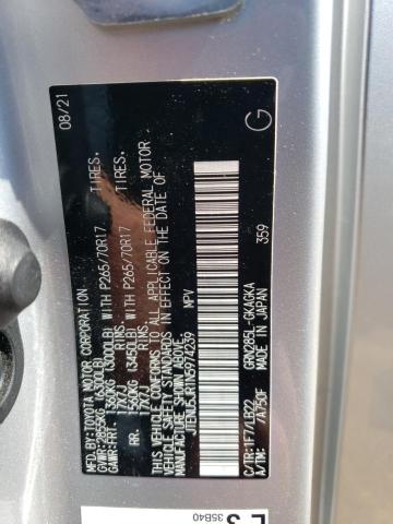 2022 TOYOTA 4RUNNER SR JTENU5JR1N5974239