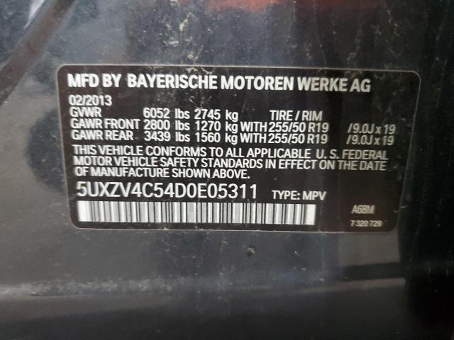 Lot #2363717686 2013 BMW X5 XDRIVE3 salvage car