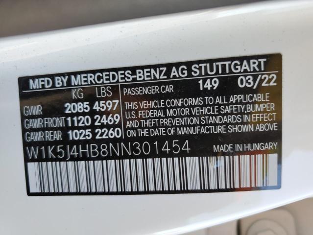 VIN W1K5J4HB8NN301454 2022 Mercedes-Benz CLA-Class,... no.13