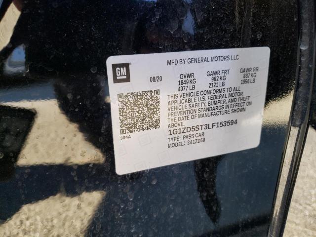 2020 CHEVROLET MALIBU LT - 1G1ZD5ST3LF153594