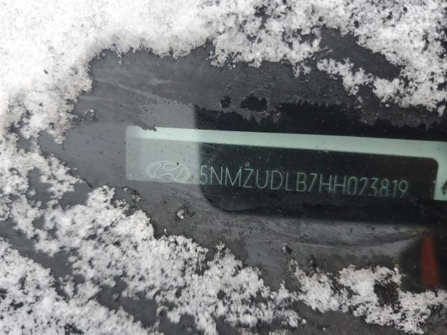 2017 HYUNDAI SANTA FE S 5NMZUDLB7HH023819