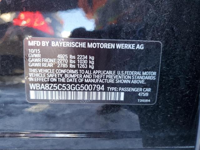 Lot #2339988547 2016 BMW 328 XIGT S salvage car