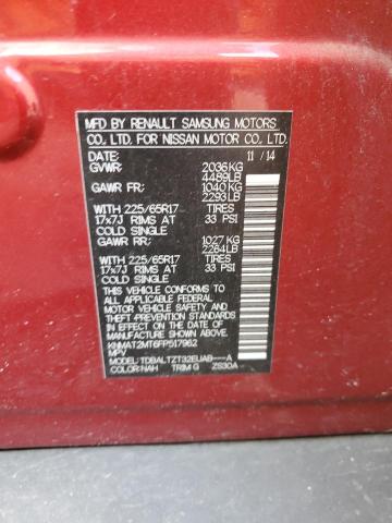 2015 NISSAN ROGUE S - KNMAT2MT6FP517962