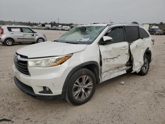 VIN 5TDKKRFH9ES021292 2014 Toyota Highlander, Xle no.1