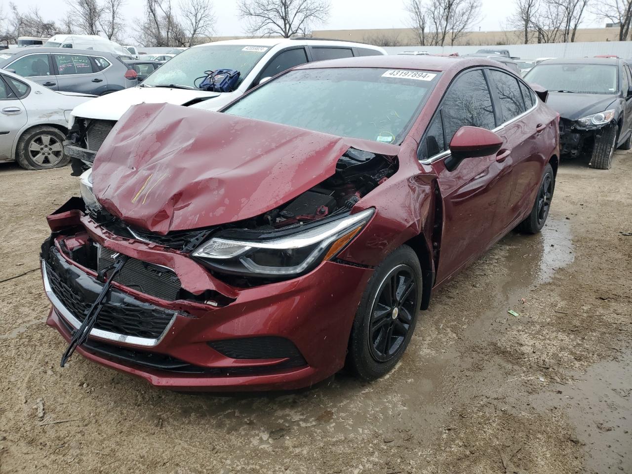 2016 Chevrolet Cruze Lt vin: 1G1BE5SM6G7262347