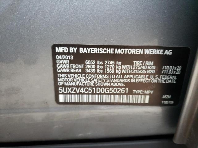 VIN 5UXZV4C51D0G50261 2013 BMW X5, Xdrive35I no.13