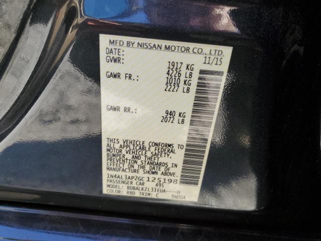2016 NISSAN ALTIMA 2.5 1N4AL3AP2GC125198